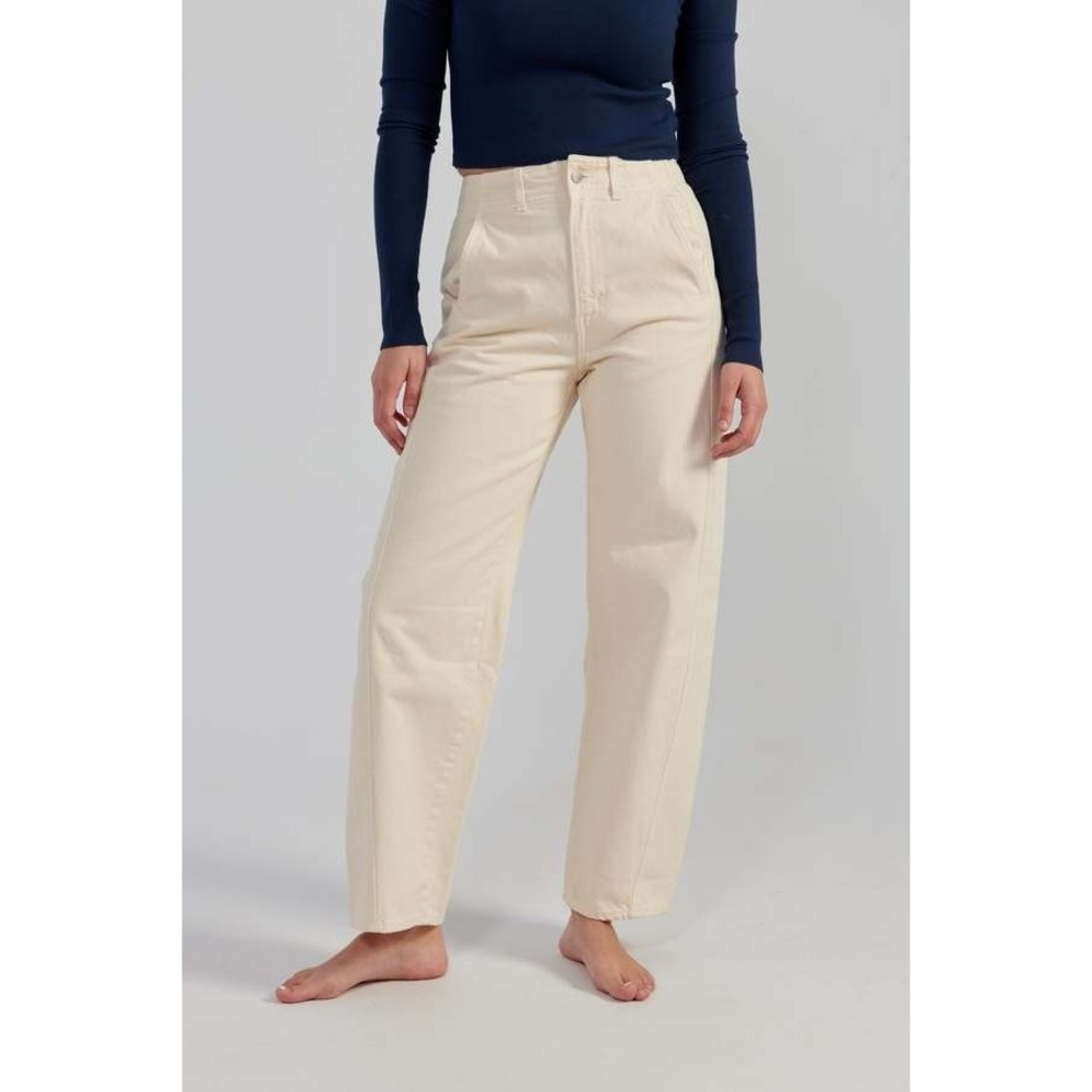 APIECE APART Meridian Jean Womens 27 Ecru High Rise Barrel Balloon Baggie NEW
